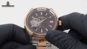 UNBOXING SEIKO PRESAGE TWO TONE OPEN HEART AUTOMATIC SSA262