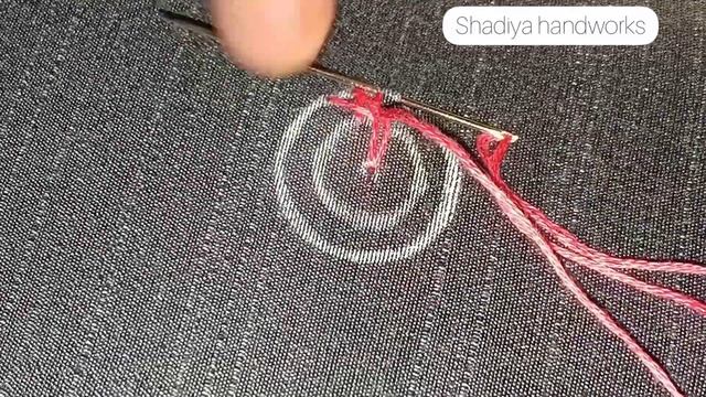 All over embroidery design|chemanthi stitch flower