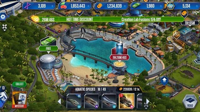 HENODUS EVOLUSI LV 20 jurassic world the gamejurassicworld jurassicpark jurassicworldthegame