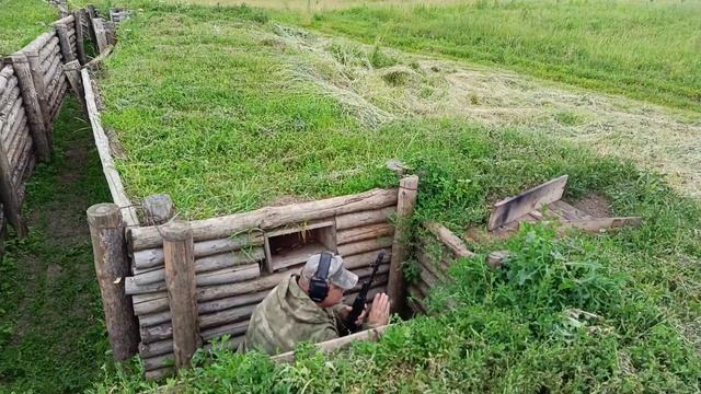 Тактика стрельба из окопа