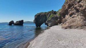 Отдых в Приморье. Полуостров Краббе, гора Дракон, бухта Агатовая