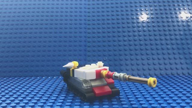 Как собрать мини танк BZ-75 из Лего сити смотреть онлайн