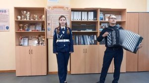 "Солнце село за  горою дальней", казачья строевая песня