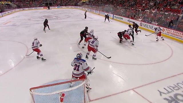 Hurricanes' Jack Drury Wires Short Side Beauty From Impossible Angle vs. Rangers
