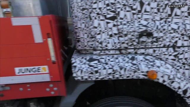 Mercedes Erlkönig ATEGO 2018 Daimler Trucks - auf der Straße - on the road 4K SPY VIDEO