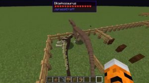 Velociraptor VS Dilophosaurus jurassic craft mod