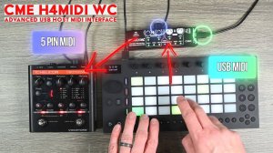 CME H4MIDI WC: Advanced USB Host MIDI Interface with optional Bluetooth MIDI