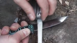 Хард-тест ножа Bark River Gunny A2.