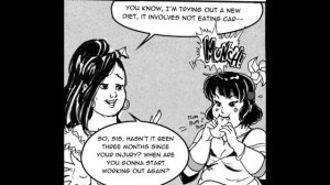 Weight gain comic #44 (dubbed)