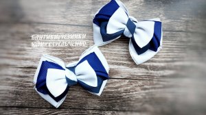 Бантики из ленты на резинке 👧