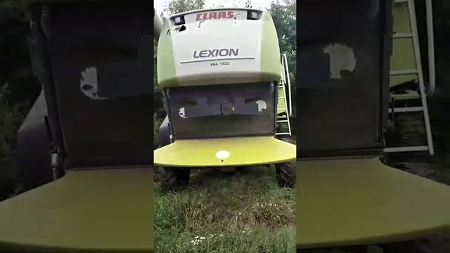 Комбайн зерноуборочный Claas Lexion 580 экспресс-обзор от Владислава Перегудова смотреть онлайн