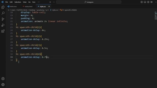 How to Create Neon Text 🎯 | Create Neon Text Design using html and css 🎯