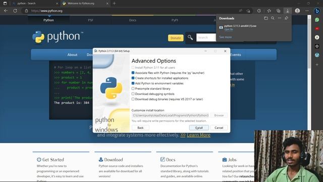 Install Python in Windows | how to install python on windows 11 | Python for beginners |