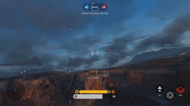 X-WING ASSASSIN! - Star Wars Battlefront Fighter Squadron Gameplay (1080p PS4) | Chaos смотреть онлайн