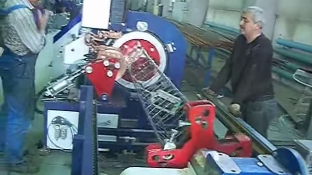 Сваенавивочная машина СМ-350 сварка каркаса 350х350 мм.