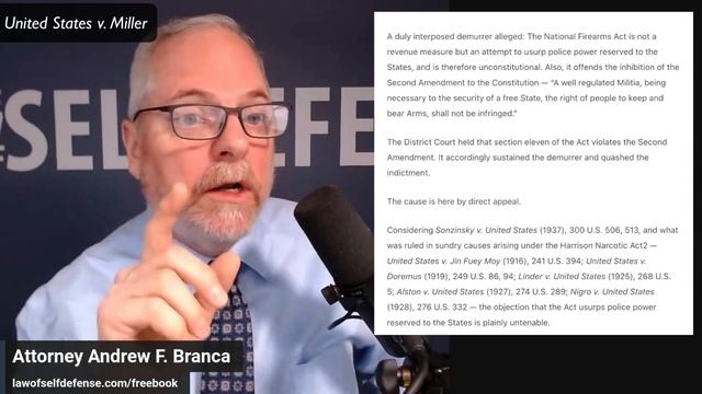 US v. Miller: The First Supreme Court Decision on the Second Amendment смотреть онлайн