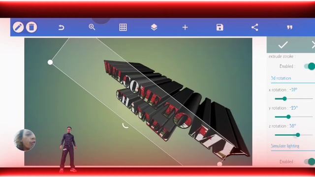 3D text tutorial |Pixellab tutorial step by step|| Tutorials|Tansho VLOG