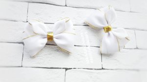 Бантики из ленты👧