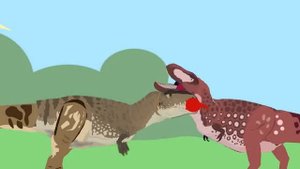 тарбозавр против гиганотозавра