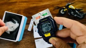Casio (w-737H-2AVDF) Youth- Digital watch-for men | Blue and yellow combo | #casio