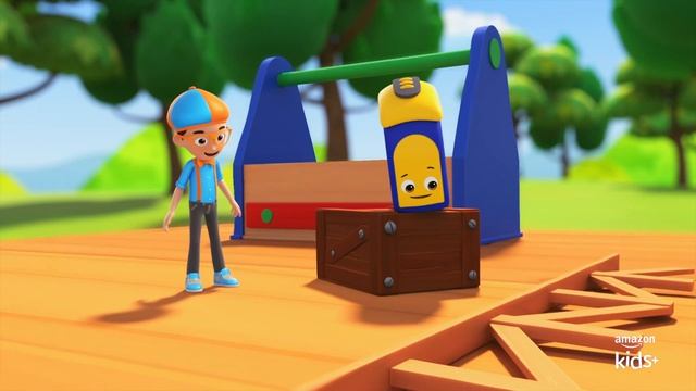 Construction Site | BLIPPI'S TREEHOUSE | Amazon Kids+ Original | Educational Songs For Kids
