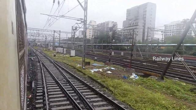 Mumbai Western Line EMU Trains Crossing and Reached Anderi #mumbailocaltrains