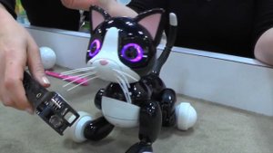 Zoomer Kitty - Robot Cat Vision, Touch, Tremble, Lights and Purrs