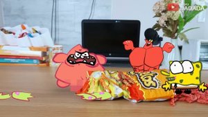 SpongeBob vs DONA Cereal Mukbang Animation!!!