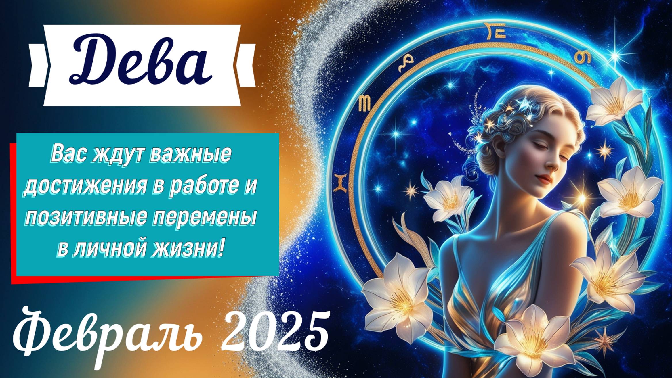 Дева♍️  - Февраль 2025: Позитивные перемены в жизни!!! Астрологический прогноз.