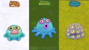 ALL Dawn of Fire Vs My Singing Monsters Vs The Lost Landscapes Redesign Comparisons ~ MSM