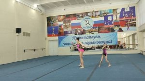 ЖП 12-18, Родичева Мария - Кузенкова Виктория, ДК Маш-ль, Темповое упражнение