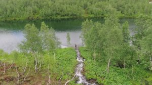 Поход на Ивановские озёра. Озеро Ивановское, Верхнее, Чёрное. Водопады