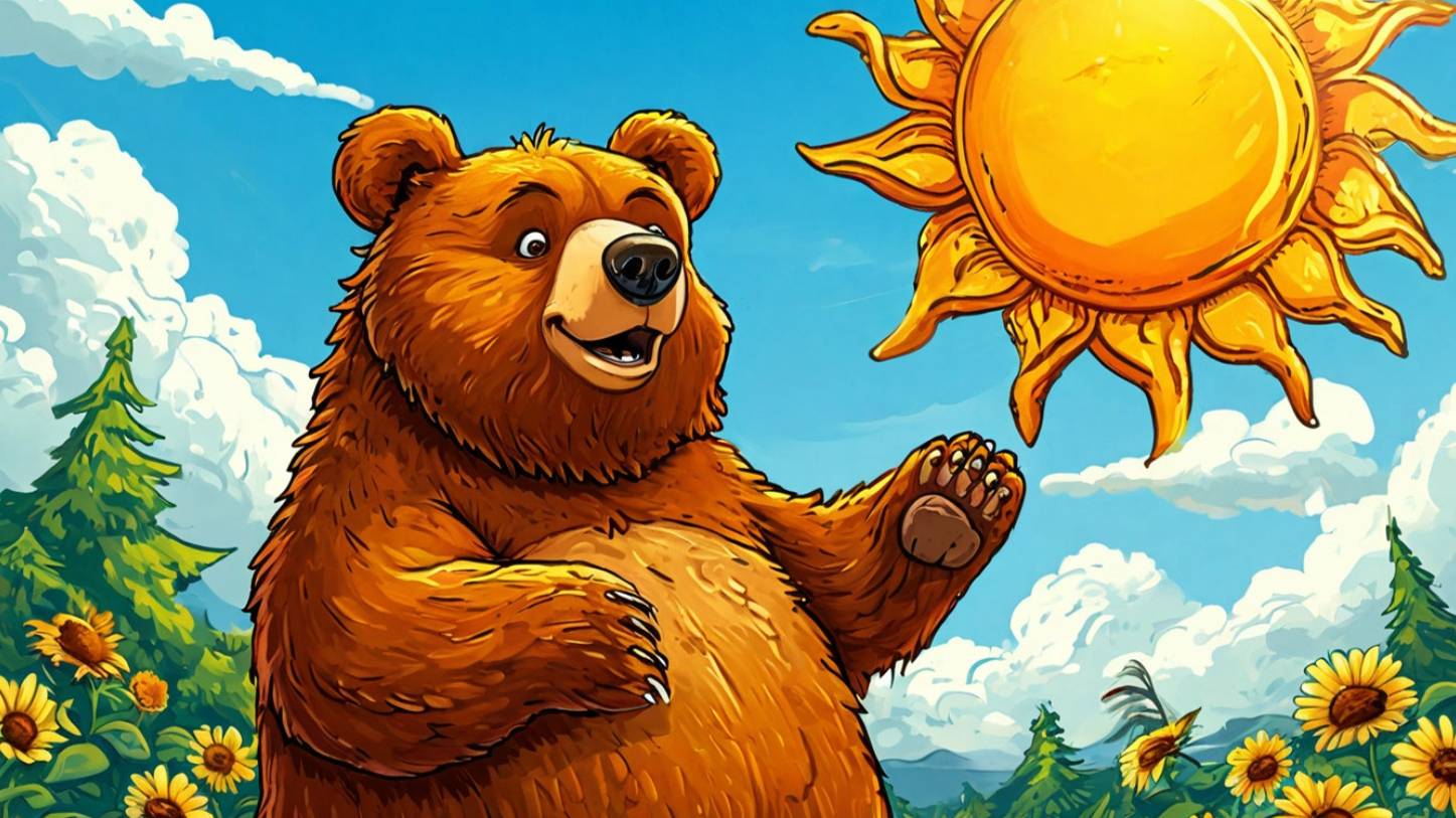 СКАЗКА МЕДВЕДЬ И СОЛНЦЕ