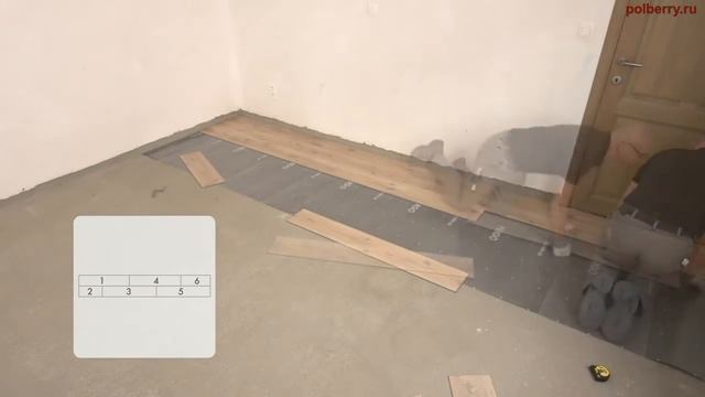 Укладка замковой виниловой плитки ПВХ Pergo на подложку_v720P смотреть онлайн