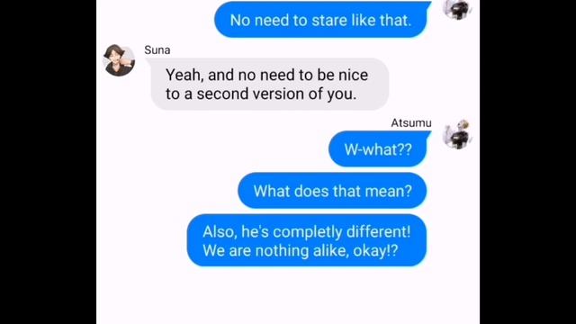 Secret • Part 1 | OsaSuna | Haikyuu texting story