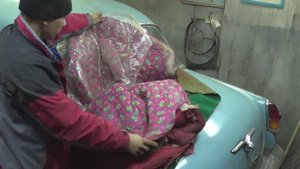 Газ 21 Волга,серия 5.Ковры и одеяла.
