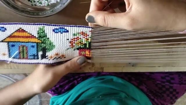 Khatali work moti toran || craft and art. смотреть онлайн