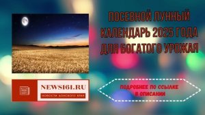 Посевной лунный календарь 2025 года для богатого урожая