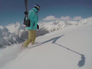 Фрирайд на домбае (2022)