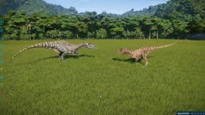 Suchomimus VS Metriacanthosaurus - Jurassic World Evolution