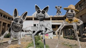 МОНСТРЫ ЗООНОМАЛИИ в заброшенном доме. 4 серия