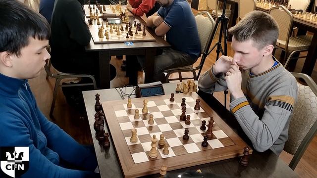 S. Belikov (1865) vs FM K. Zhitnikov (2318). Chess Fight Night. CFN. Blitz смотреть онлайн