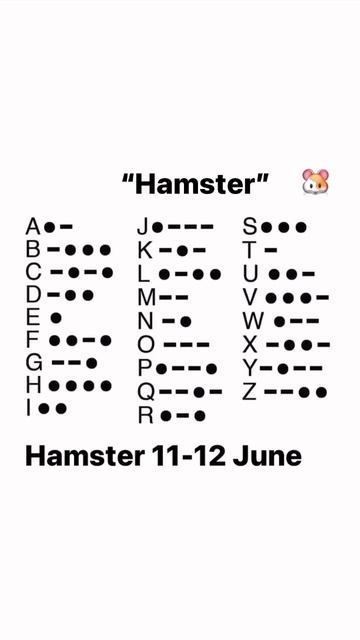 Хомяк секретный шифр 🐹 #хомяк #шифр #hamsterkombat