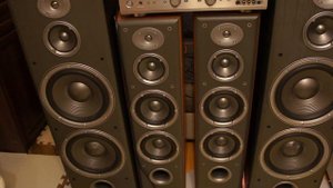 JBL Northridge E100 + E80 + Yamaha RX-V659