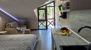 Обзор студии 27 м² по ул. Защитников Кавказа, 114. Жить в Горах.