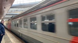 Синий ЧС7, ЭД4 и многое другое! Подборка поездов на МЦК и на ярославском направление !