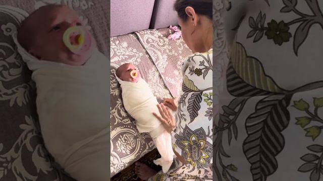 Пеленание ребенка облегчённое для лета