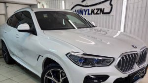 BMW X6 - бронирование кузова, антихром, тонировка и нанесение керамики