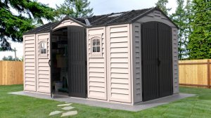 Пластиковый сарай Duramax Apex Pro инструкция по сборке хозблока