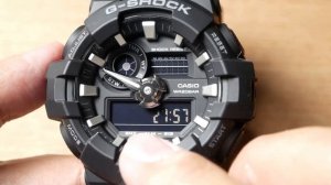 Casio G-Shock GA-700 Quick Settings Tutorial: How to Set Hands Alignment, Time, Date, Format etc